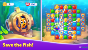 Aqua Match Game: Endless Underwater Puzzles & Rewards! 1